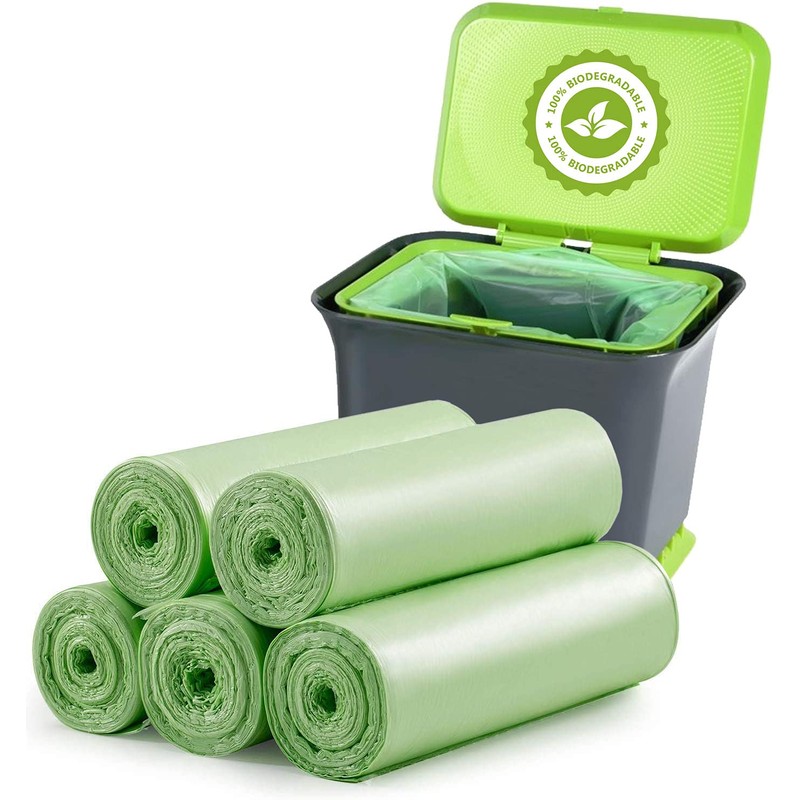 Small Trash Bags 1.2 Gallon 丨 100 Count Trash Bag