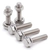 (15 Sets) M6-10 x 20mm Flanged Hex Bolt with Hex