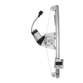 Brock 2552-2015L Power Window Regulator with Motor Upgraded Glass Guide Compatible with 2012-2019 FIAT 500/500c 2013-2019 FIAT 500e