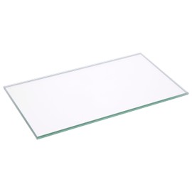 Plymor 3" x 5" Rectangle, 3mm Thick Non-Beveled Glass Mirror, Pack of 3