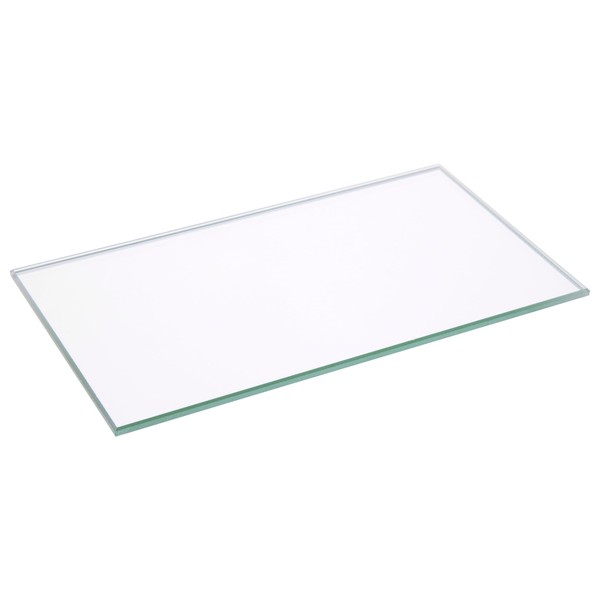 Plymor 3" x 5" Rectangle, 3mm Thick Non-Beveled Glass Mirror,