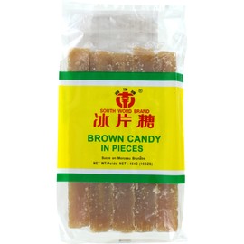 南字牌 传统冰片糖 Brown Slab Sugar Cane Sugar 16oz (1 pack)