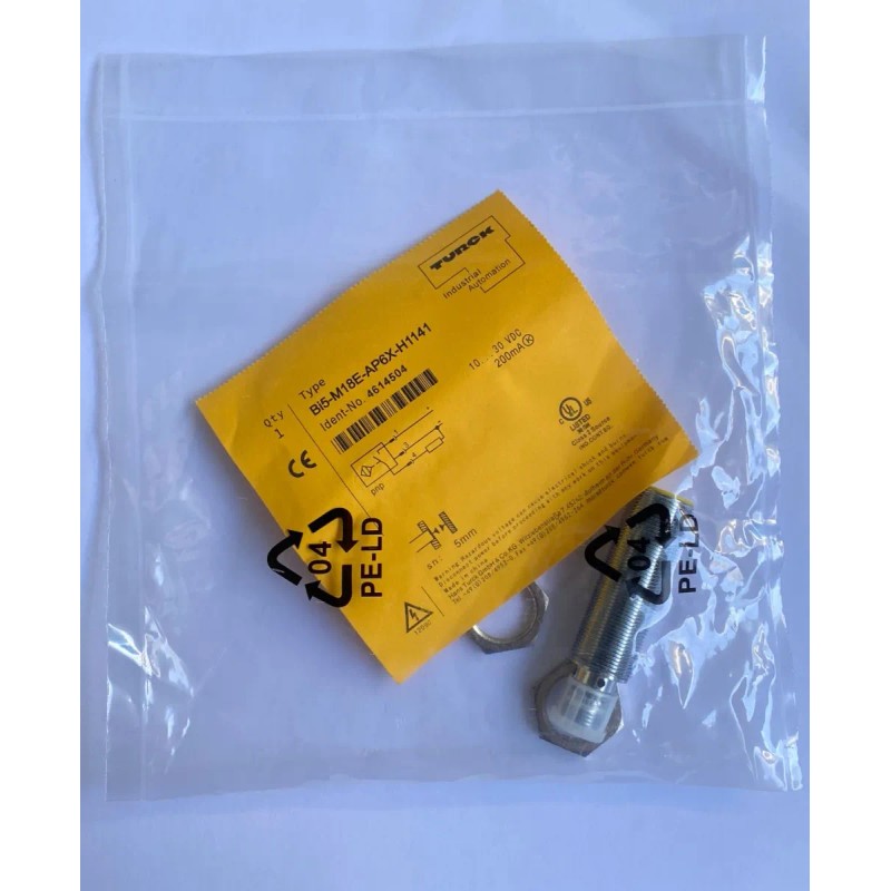 Bi5-m18e-ap6x-h1141 Sensor Inductivo Pnp Na Marca Turck