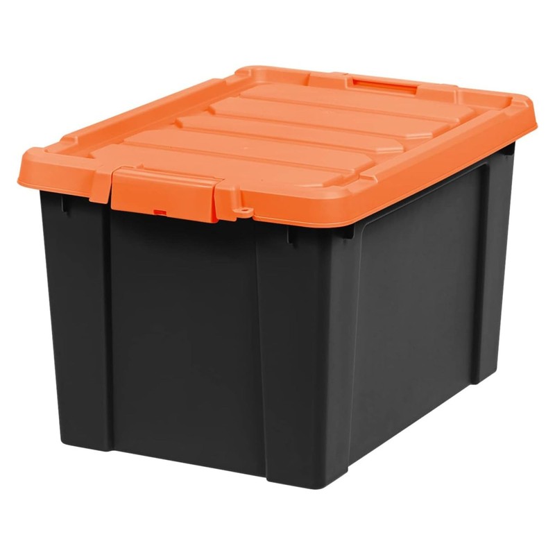 IRIS USA 20 Gallon Lockable Storage Bins with Lids, 2