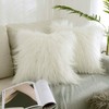 Ewolee Set of 2 Plush Cute Nordic Long Fur Girly
