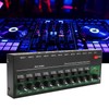 10 Channel Sound Mixer Independent Volume Control Knob Professional Multichannel