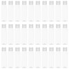 BELLE VOUS Clear Plastic Flip Cap Refillable Bottles (30 Pack)