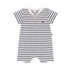 Petit Bateau Unisex Baby Combicourt, white/blue