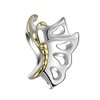 ANDANTE -Stones 925 Sterling Silver Gold Bead Charm Butterfly Element