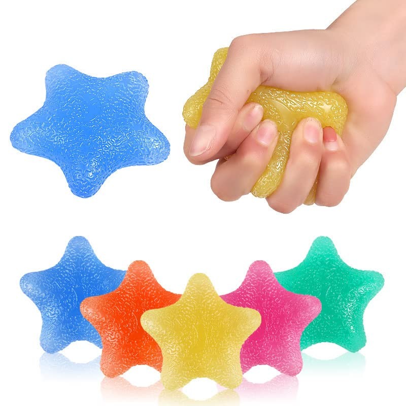 Hand Exercise Ball, 5 Resistance Level Hand Stress Balls Squeeze