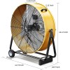 Simple Deluxe Drum Fan 20“/24"/30”/36 - 20 Inch