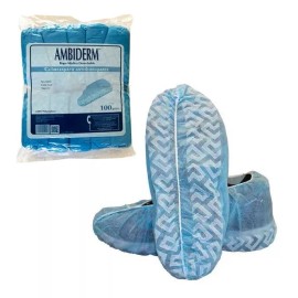 Ambiderm Cubrezapatos Desechable, Antiderrapante Ambiderm 100 Pzas