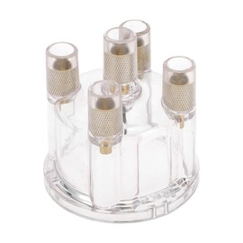 VekAuto Distributor Cap Compatible for VW Bus Ghia Buggy, Durable ABS Copper Clear