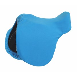 Shires Fleece Saddle Cover in Bright Blue One Size