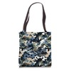 Camouflage Dark Camo Military Army Seamless Pattern Tote Bag
