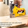 Tutee Stapler for Wood, 3-in-1 Box with 300 Nails, Suitable