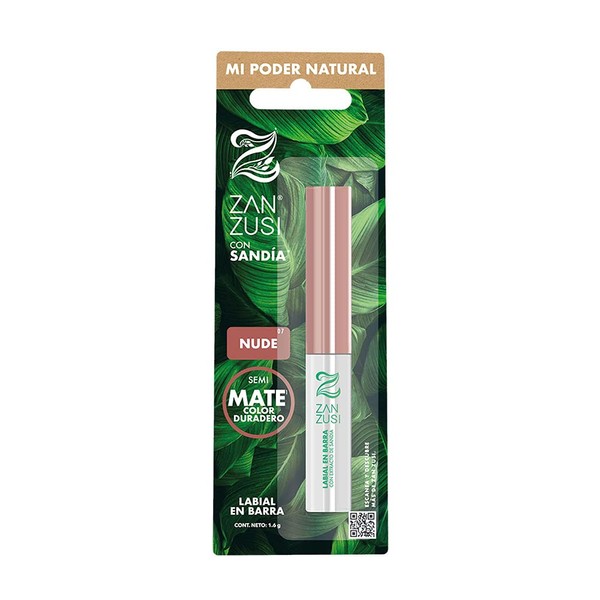 ZAN ZUSI Labial en Barra Semi Mat Labial Ss Nude