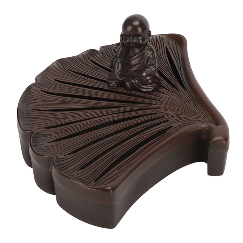 Ginkgo Leaf Incense Burner Antique Exquisite Zinc Alloy Incense Burner