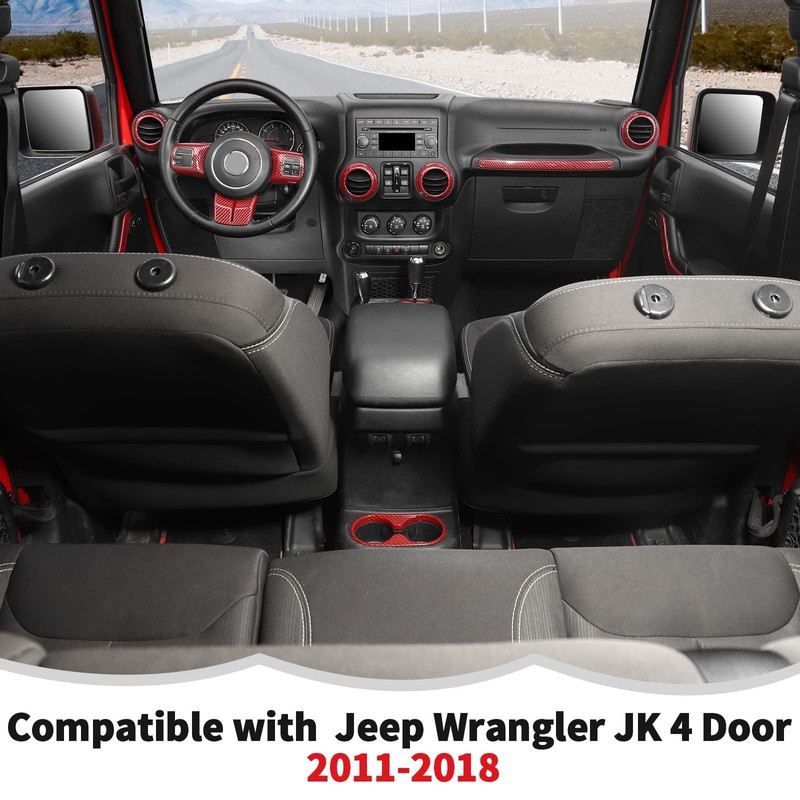 RT-TCZ Interior Trim Kit Cover Center Console Decoration Accessories Compatible
