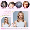 YAMI Hair Toppers for Women Fluffy Human Hair Topper 10inch