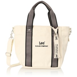 Lee 320-1303 320-1303-10 Cotton Mini Tote Shoulder Lightweight Multi-functional Large Capacity, white