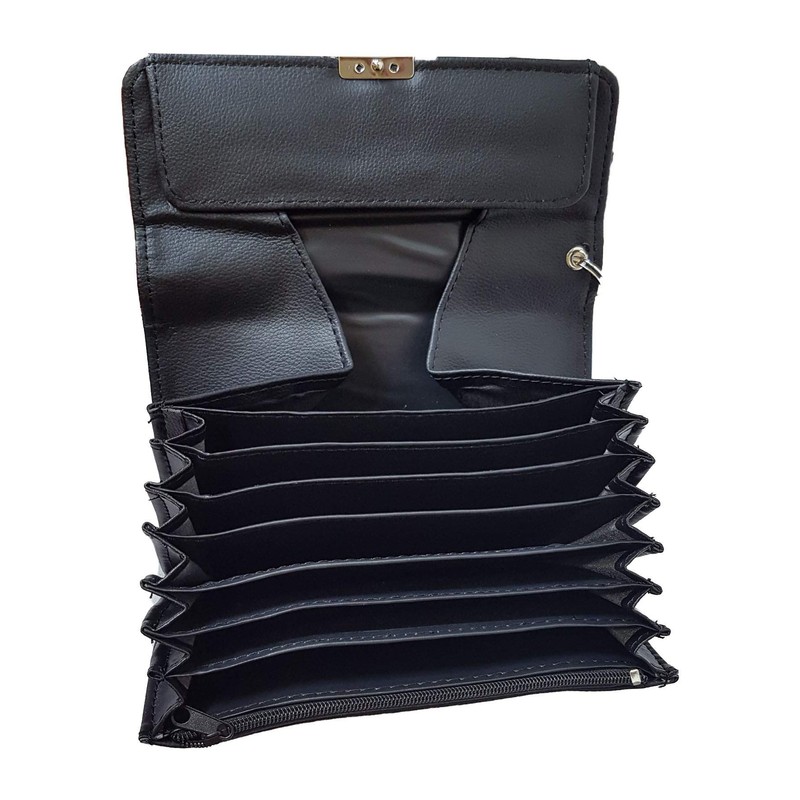 Einkaufszauber Waiter Taxi Wallet, black, waiter's purse