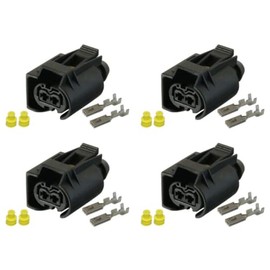4pcs for Mercedes CDI Diesel Bosch Fuel Injector Plug Connector OM646 VITO Viano W639