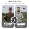 Totority 10Pcs PU Golf Club Head Cover Durable Putter Sleeves
