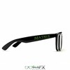 GloFX Matrix Double Diffraction Glasses - Black Intense Rave Party