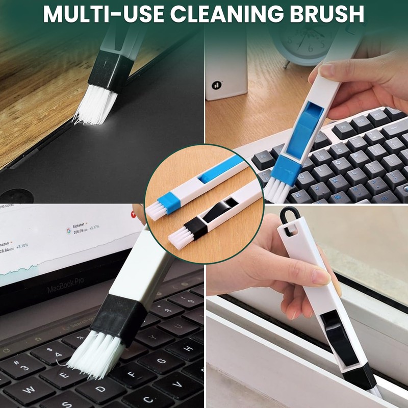 14 Pcs Crevice Cleaning Brush Set – Hard Bristle Cleaning