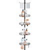 ALLZONE Shower Caddy Corner, 4 Tier Shower Organizer, Rustproof Stainless