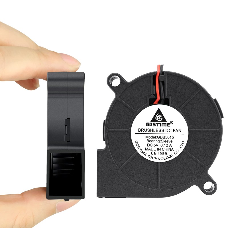 GDSTIME 50mm x 15mm 5V DC USB Cooling Fan, Exhaust