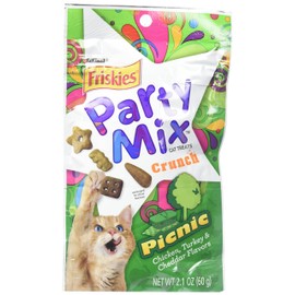 Friskies Beachside Crunch Party Mix Cat Treats 2.1 0z