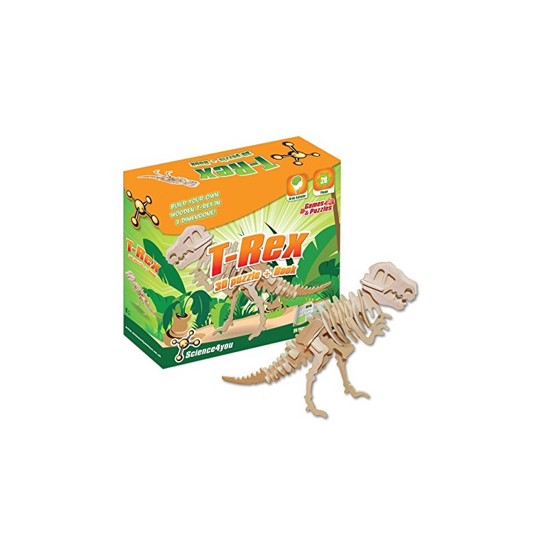 Science4you 4T-Rex 3D Puzzle Educational Science Toy STEM Toy
