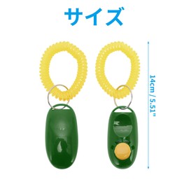 CAPASTEC Clicker Training, For Dogs, Quiet Design, ABS+Stainless Steel + EVA Wristband, For Dogs, Lightweight, Durable, Licking Prevention, Training Tool, Dogs, Cats, Horses, Parrots, Birds, Pet