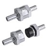 Gasea 2pcs 10mm 3/8'' One Way Aluminium Alloy Fuel Non
