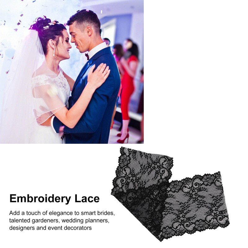 Lace Ribbon 18cm Wide Unique Style Soft Thickened Clothing Accessories