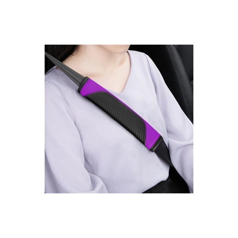 Osilly Carbon Fiber Seat Belt Covers - Soft Shoulder Protection