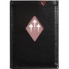 EXENTRI Miniwallet - Black RFID Blocking Slim Leather Wallet with