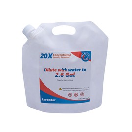 OxhornMon20X Concentrated Laundry Detergent, 34fl oz (300 Loads), Dilutes to 2.6 Gal, Adjustable Strength,Lavender, Powerful Stain Removal for Home & Commercial Use