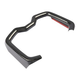 TOTMOX Compatible with Toyota RAV4 2019-2022 Center Console Water Cup Holder Trim Carbon Fiber Car Gear Shift Panel Cup Holder Trim Cover Frame Ring Interior shapeing Styling Cap
