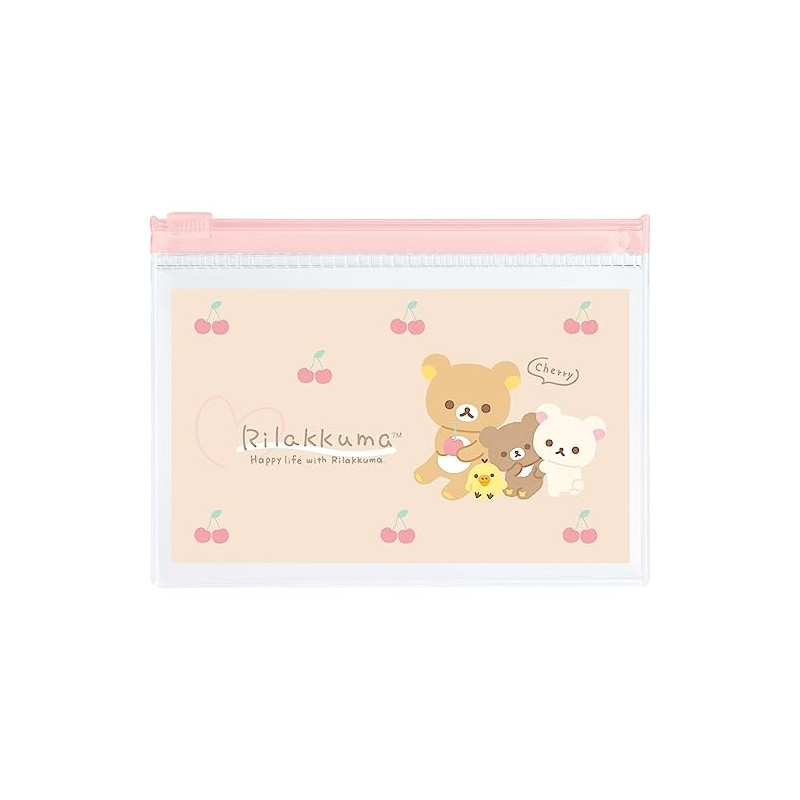 San-x Rilakkuma Clear Case Set BV46702 6.3 x 7.2 x