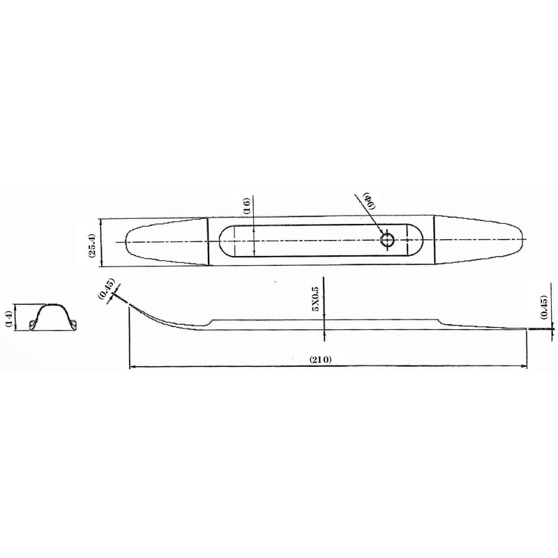 CUSTOR ST-22090 Metal Skin Wedge Tool