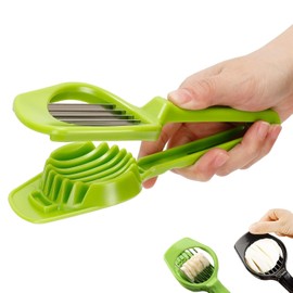 Cortador Para Huevos Duros, Divisor De Frutas, Cortador Rallador Picador De Frutas Y Verduras Manual Cocina, Herramienta Para Cortar Verduras Para Kiwi,Fresas,Champiñones, Tomates Cherry