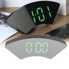 Clock Simple Electronic LED USB Mute Digital Alarm Clock for