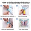 Simin 6 PCS Giant Butterfly Balloons, 40 inch Butterfly Decorations