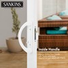 SANKINS Sliding Patio Door Handle Pull Set with Mortise Lock,