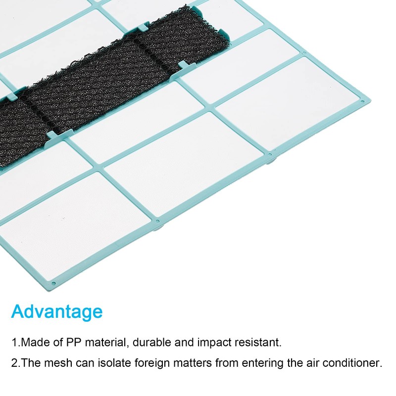 PATIKIL 11.81" x 11.02" Air Conditioner Air Filter, Plastic Air