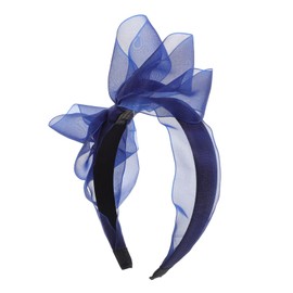 BESPORTBLE Gauze Bow Headbands for Women Elegant Bowknot Hair Hoop Soft Organza Hairband Versatile Accessories for Casual Special Occasions Stylish Headwrap with Bold Decoration