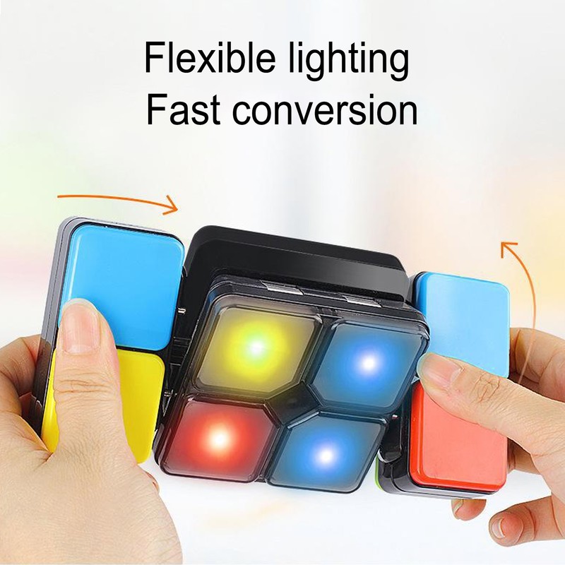 Smart Speed Puzzle Toy Flashing Handheld Electronic DIY Games for